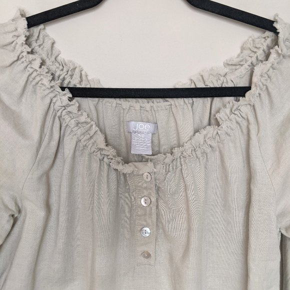 Linen peasant top - Picture 2 of 3